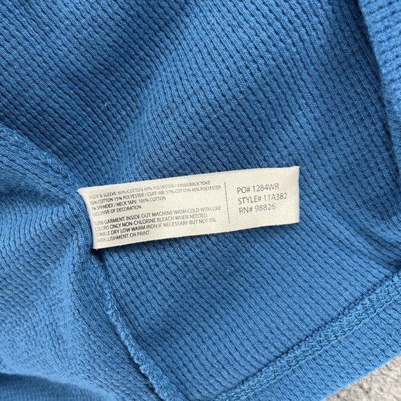 US Polo Assn‎ Sweater Mens Size M Blue Gray Pullover Crew-Neck Knit long sleeve - Picture 8 of 12